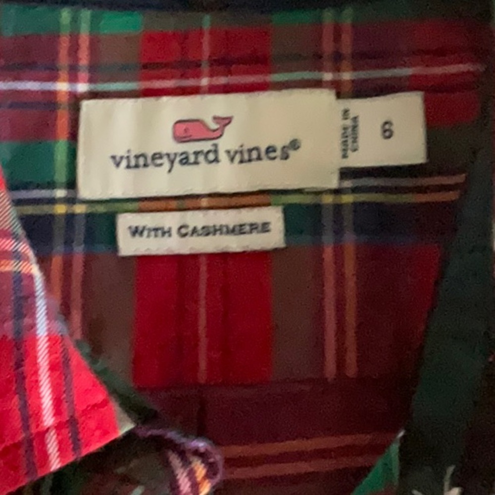 Vineyard Vines women’s Plaid Casual Shirt - Picture 5 of 11